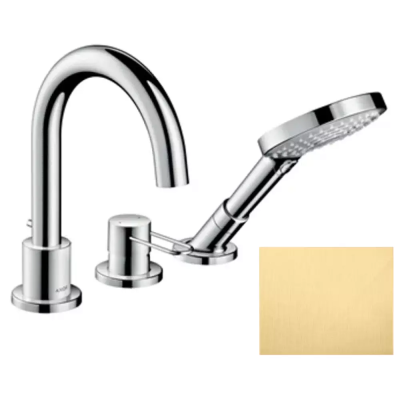 AX Uno Смес./край ванны, на 3 отв., BGO ..