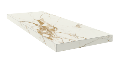 Помпеи Уайт Ступ.90 Угл.лев 33X90 ..