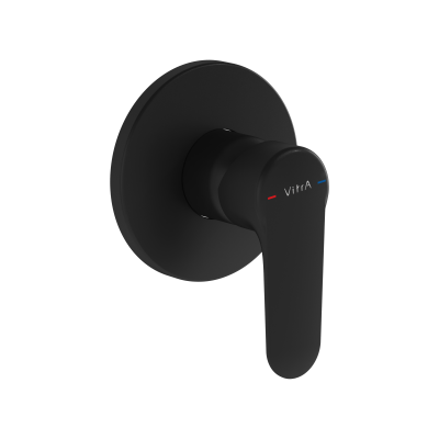 Встроенный смеситель Root Round для душа, матовый черный