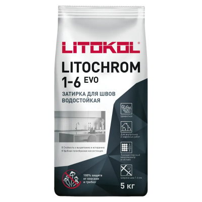 LITOCHROM 1-6 EVO LE.385 нефрит 5 кг