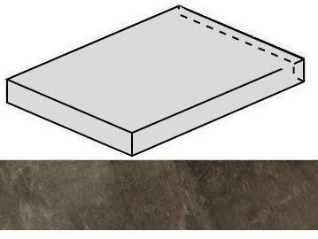 Дженезис меркури Браун Ступень 120 Угл.лев (33X120 Нат.) ..