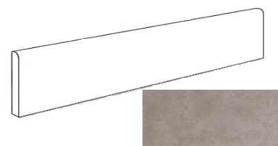 Dwell Gray Battiscopa Matt (7,2x60) ..