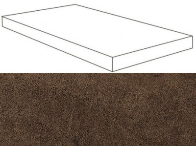 W. Moka Scalino Angolare SX 30x60 Lap/В. Мока Ступень Угловая Лаппато 33х60 Лс (33X60)