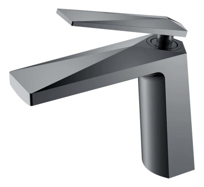 Смеситель для умывальника VENTURO Shine Gun Metall 