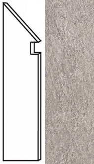 Brave Pearl Battiscopa Sag. Sx (7,2x30) ..