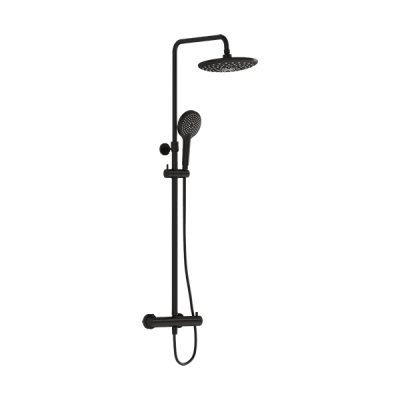 Душевая колонна Aquaheat Bliss 240 2F, матовый черный .. Душевая колонна Aquaheat Bliss 240 2F, матовый черный ..