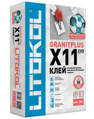 [Дубль] Клеевая смесь LitoKol X11 25 kg (Россия) ..