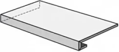 W. Ice Mist Scalino Angolare DX  Lap/В. Айс Мист Ступень Угловая Лаппато 33х120 Пс (33X120)