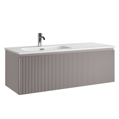 Тумба подвесная SANCOS Snob R 1195х445х406, c одним ящиком оснащенным доводчиками, Doha Soft , арт.S