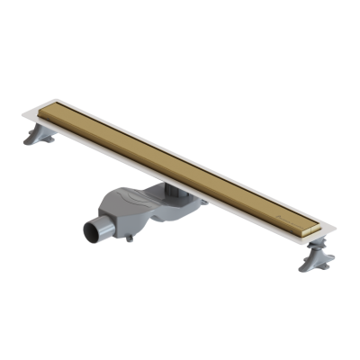 Душевой лоток Premium Linear 80см, нерж.сталь МАТ. ЗОЛОТО  DP 080 21 09 S11