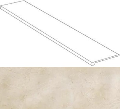 S.S. Ivory Scalino laterale sx 33x120 / С.С. Айвори Ступень Угловая 33х120 Лс (620070000767) .. S.S. Ivory Scalino laterale sx 33x120 / С.С. Айвори Ступень Угловая 33х120 Лс (620070000767) ..