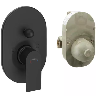 HG Rebris E bath mixer conc.set MB