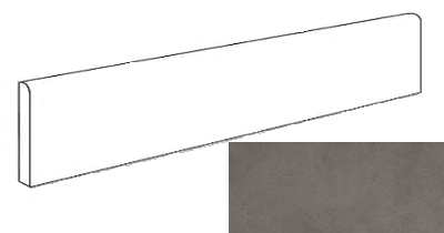 Dwell Smoke Battiscopa Matt (7,2x60) ..