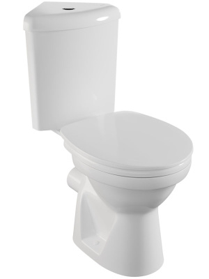 Угловой унитаз Norm Wenkel, крышка термопласт с микролифтом ..