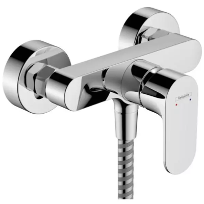 HG Rebris S shower m.wall mou.2 flow.chr