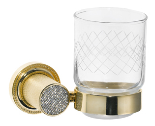 стакан настенный ROYALE CRISTAL ЗОЛОТО