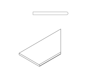 Эмеральд Бортик  Закругленный правый (30X60 Нат.) ..