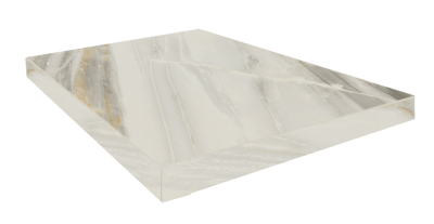 Флоренция Белый Ступ.45 Угл.пр (33X45 Шлиф.) ..