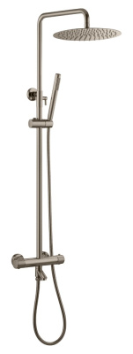 Стойка для душа с термостатом UNO Nickel Brush	