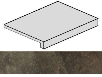 Дженезис меркури Браун Ступень 120 Угл.пр (33X120 Нат.) ..