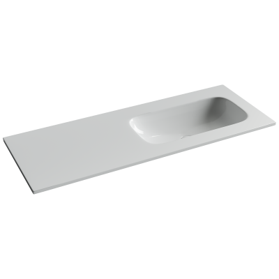Раковина накладная Ceramicanova Grace чаша справа без отв под смеситель 1210x457x137 белый CN7021wx