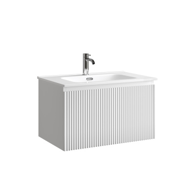 Тумба подвесная SANCOS Snob R 690х445х406, c одним ящиком оснащенным доводчиками Bianco, арт. SNR1.0