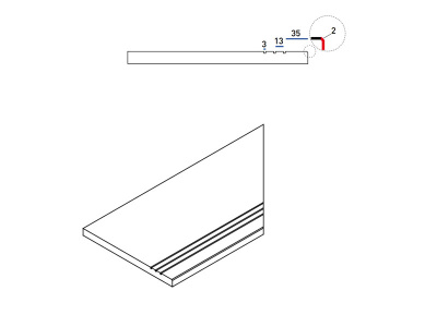 Пэппер Бортик  Грип Пр (30X60 Грип) ..
