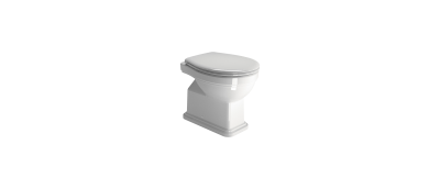 PURA ECO 55x35/F унитаз подвесной - смыв безободковый водоворотный Swirlflush - глазурь белая глянце