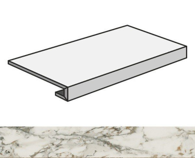 Allure Capraia Scalino Frontale /Аллюр Капрайя Ступень Фронтальная  (33X120) ..