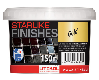 GOLD Добавка золот. цв. для STARLIKE 75g .. GOLD Добавка золот. цв. для STARLIKE 75g ..