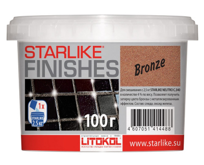 BRONZE - добавка бронз.цв  для Starlike, 100 g. ..