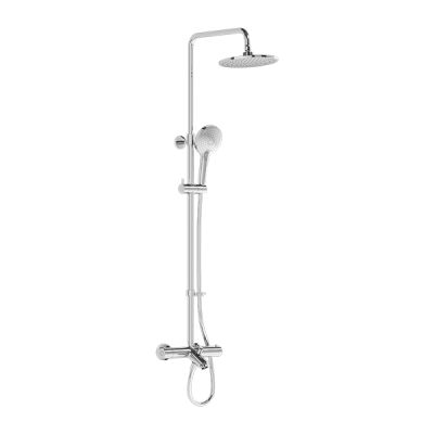 Душевая колонна для ванны и душа Aquaheat Joy 220B, термостат, цвет хром