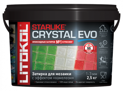 STARLIKE COLOR CRYSTAL EVO S.820 Azzurro Taormina 2,5 кг