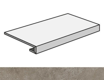 Drift Light Grey Scal.120 Front/Дрифт Лайт Грей Ступ.120 Фронт (33X120) ..