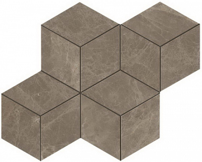 Marvel Gris Supreme Mos. Esagono Lapp. (30x35)
