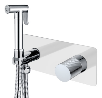 Смеситель гигиенический STICK WHITE TOUCH CHROME 