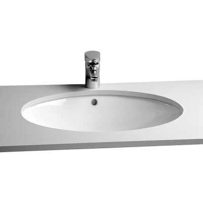 Раковина Arkitekt, встраиваемая снизу, 52 см, цвет белый .. Раковина Arkitekt, встраиваемая снизу, 52 см, цвет белый ..