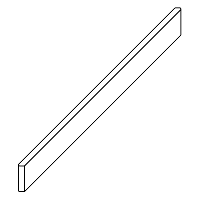 ФЛОРЕНЦИЯ БЕЛЫЙ 7,2X90 ПЛИНТУС