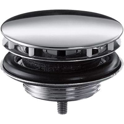 AX Слив. вентиль с фикс. крышкой, хром ..