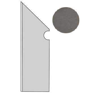 Dwell Smoke Battiscopa Sag. Sx (7,2x30) ..