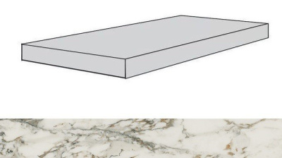 Allure Capraia Scalino Angolare Dx  /Аллюр Капрайя Ступень Угловая Dx  (33X120)