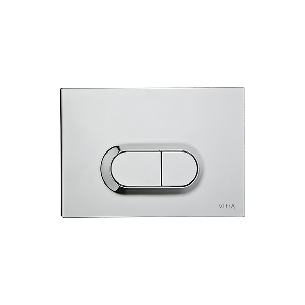 Клавиша смыва Loop O нержавеющая сталь, цвет матовый хром ..