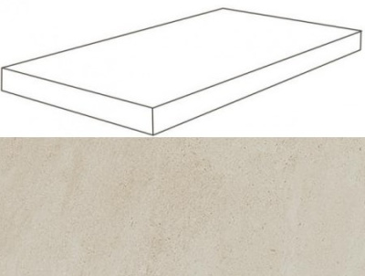 W. Ice Mist Scalino Angolare DX /В. Айс Мист Ступень Угловая 33х60 Пс (33X60)